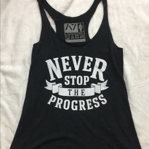 A7 Never Stop the Progress tank
